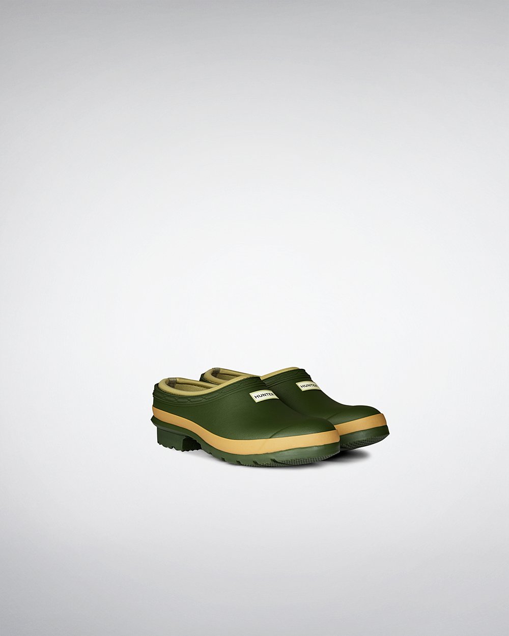 Womens Hunter Gardener - Clogs Green - 8356-BTVSE